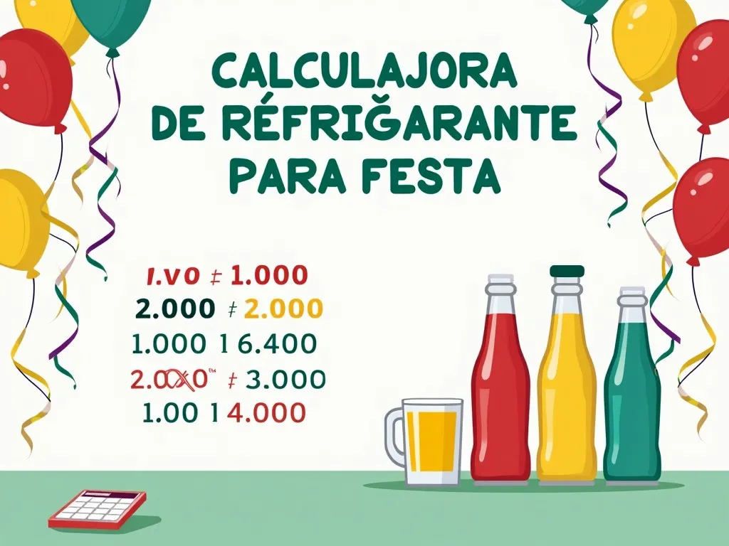 Como Calcular Refrigerante Para Festa